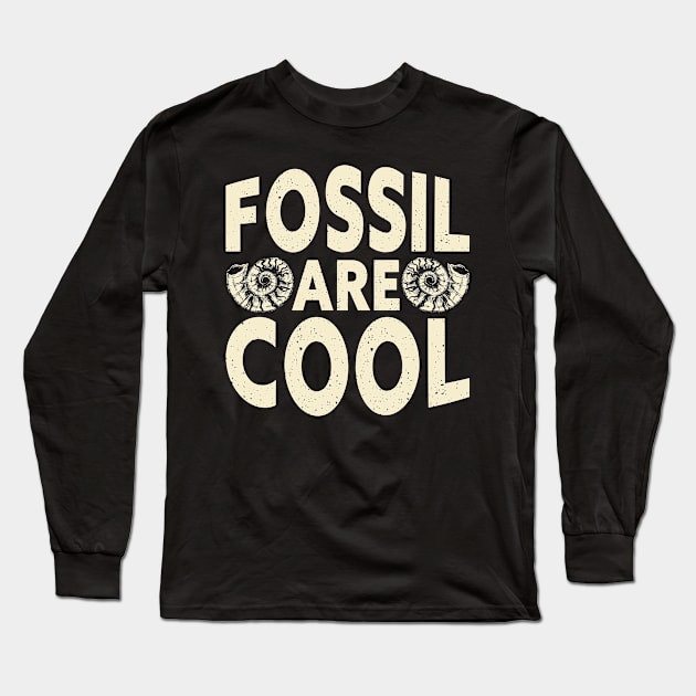 Fossil Are Cool T shirt For Women Long Sleeve T-Shirt by Pretr=ty